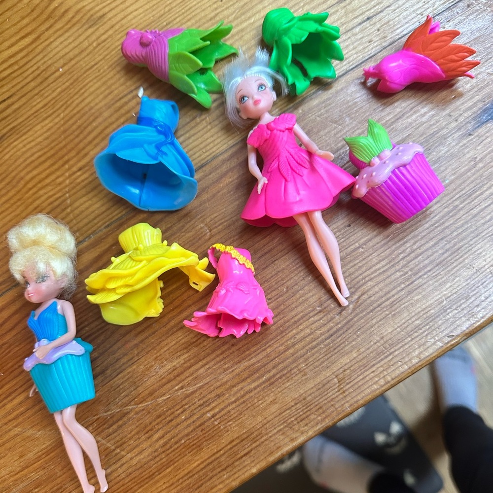 Fairy dolls with dresses